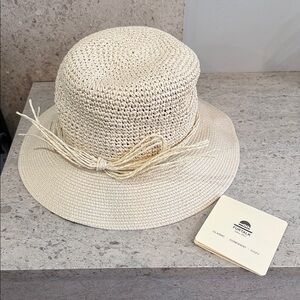 Furtalk Cream Straw Hat
